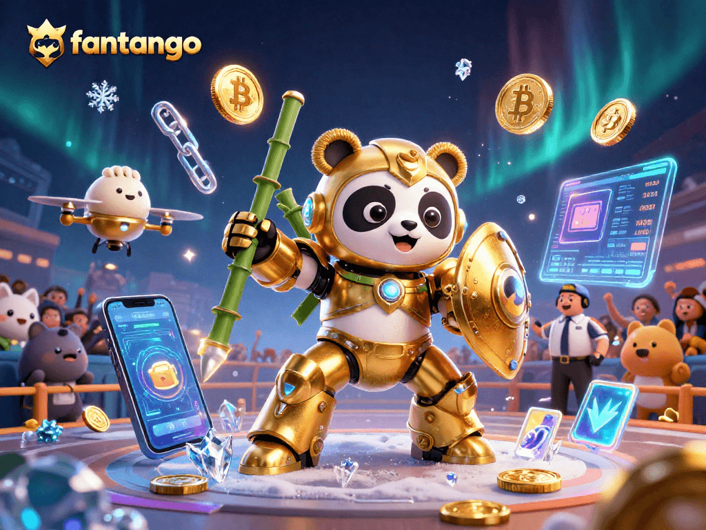 Engage with fantango's dynamic casino adventure featuring a vibrant 3D panda pilot among cheering spectators.