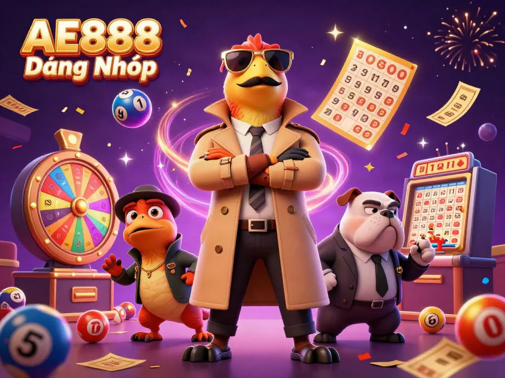 Join the adventure with AE888 Đăng Nhập as cartoon raptors attempt to enter a VIP casino!