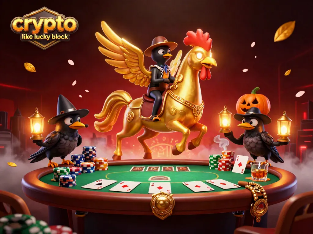 Engage with crypto casinos like lucky block in a vibrant 3D casino world filled with action and excitement.