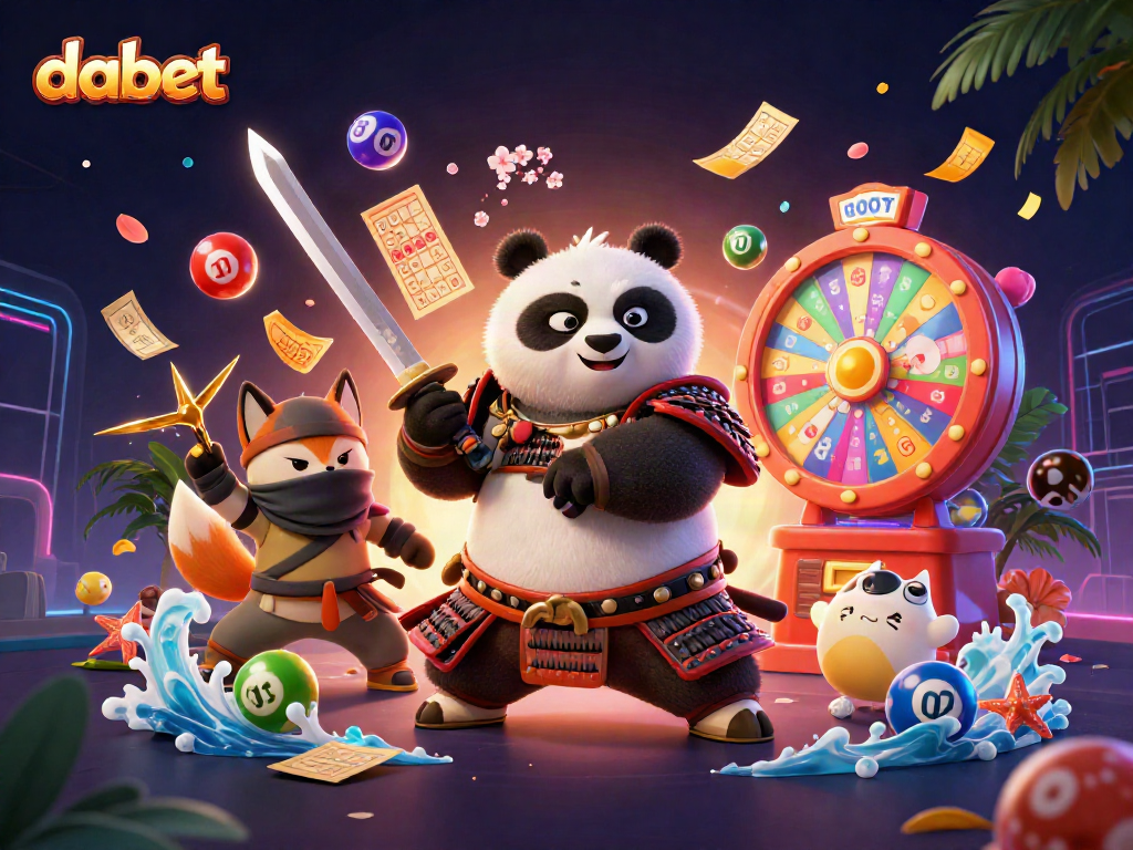 Dabet offers immersive gaming experiences with vibrant elements showcasing the excitement of online betting.