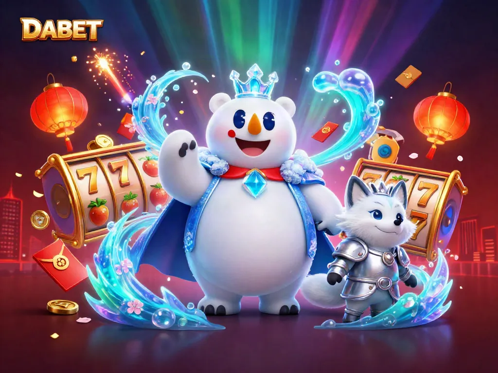 DABET engages players in electrifying slot games with vibrant characters and dynamic elements.