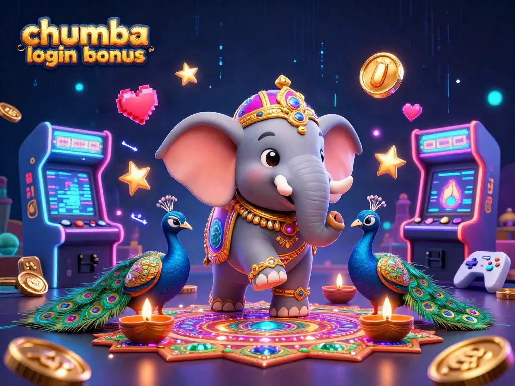 Claim your chumba casino login bonus with daily rewards and festive gaming visuals.