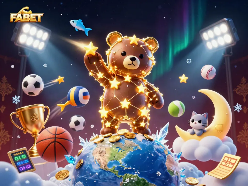 FABET captivates players with thrilling sports betting excitement and luminous casino elements.