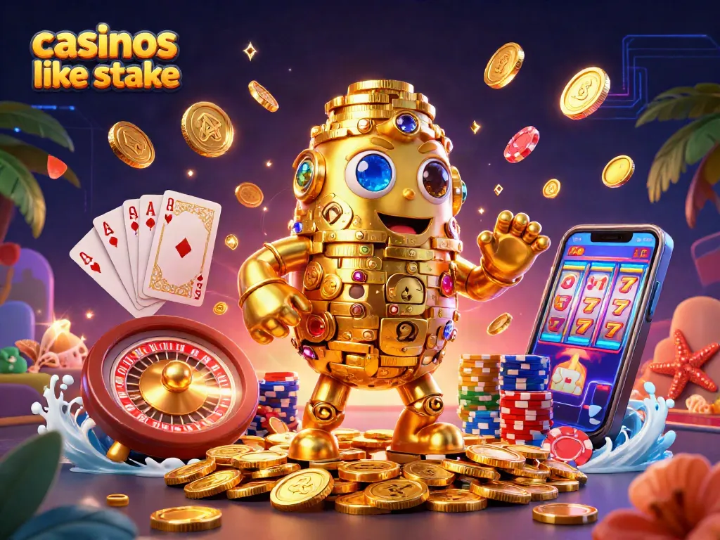 Experience captivating gameplay at casinos like stake with thrilling 3D illustrations of slot games and more.