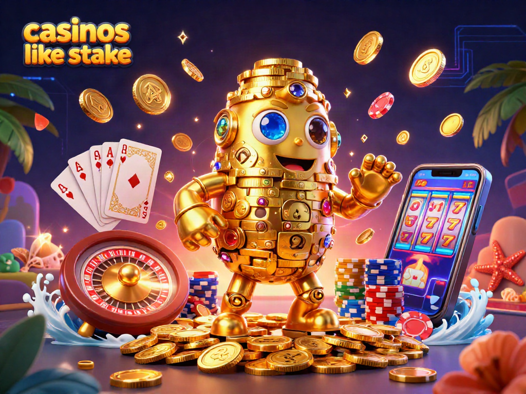 Experience captivating gameplay at casinos like stake with thrilling 3D illustrations of slot games and more.