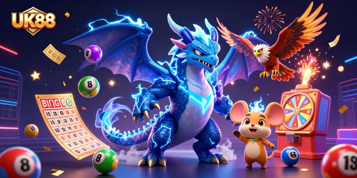 Engage with UK88's vibrant gaming experience featuring exciting lottery and bingo elements.
