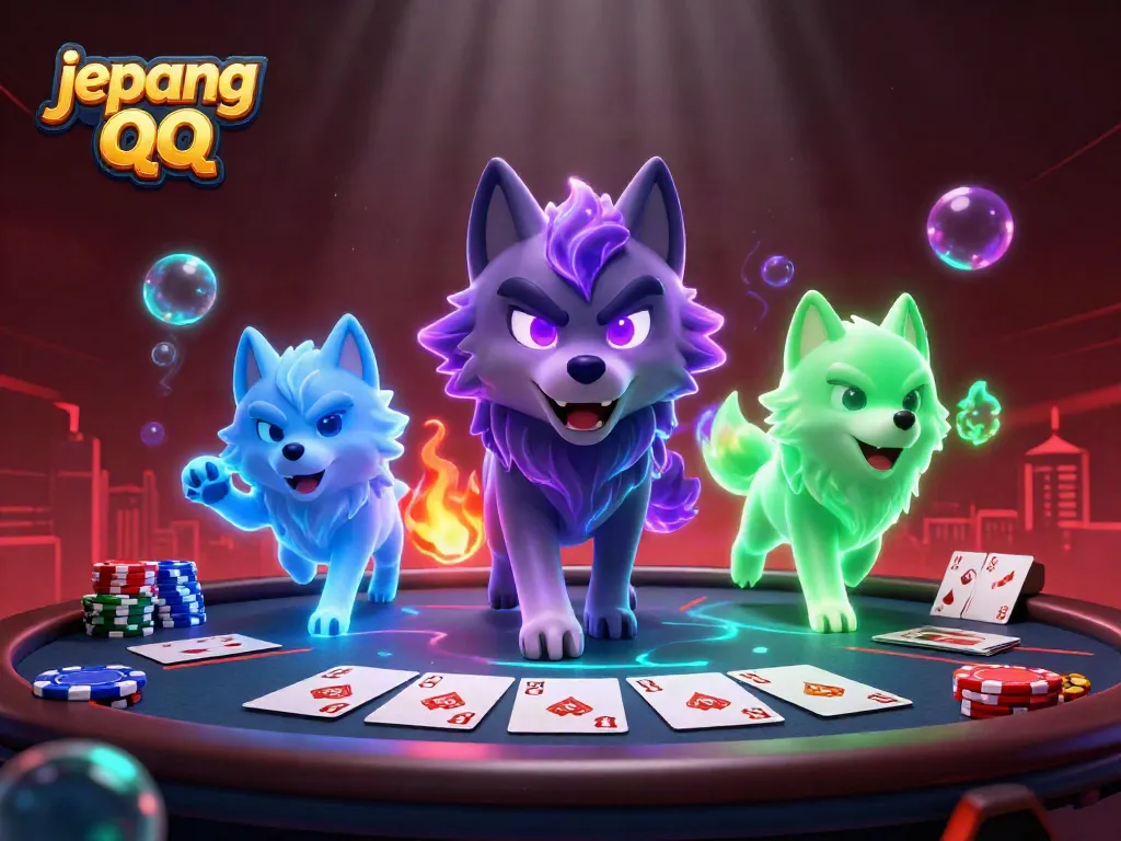 Jepang QQ: Pemain kartu strategis bertemu dalam suasana kasino maya dengan permainan poker.