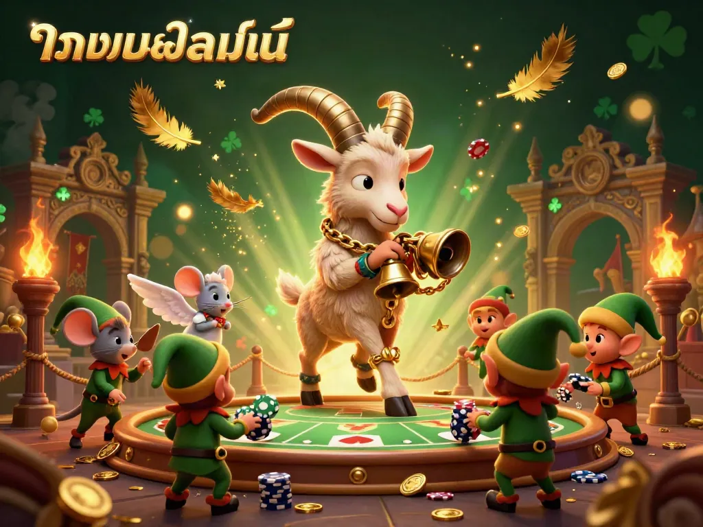 ภาพแสดงฉากที่มีการแทงบอลออนไลน์อย่างสนุกสนาน พร้อมงานออกแบบระดับ 3 มิติ