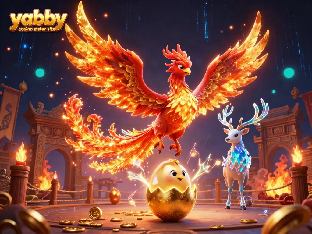 Experience gameplay at yabby casino sister sites featuring vibrant characters and rich casino elements.