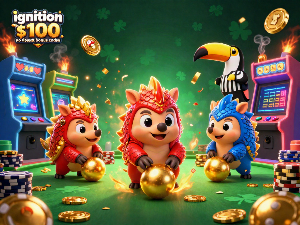 Engage with exciting gameplay using ignition casino $100 no deposit bonus codes in a vibrant casino scene.