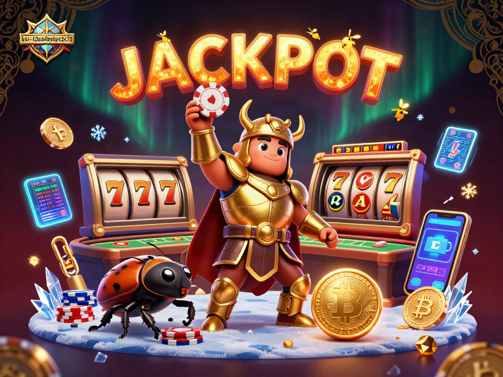 Experience the thrill of xn--l3ca4bybyc5c7b as a cartoon beetle wins big at slots!